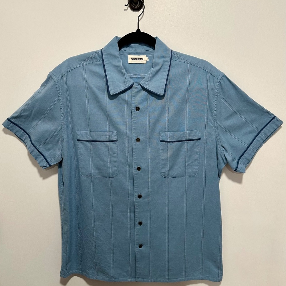 Taylor Stitch: The Tulum in Blue Sky Stripe (M, size 40) LIKE-NEW!